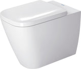DURAVIT Stand-WC Happy D.2 570 mm Tiefspüler, Abgang waagerecht, weiß