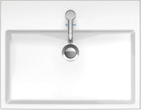 DURAVIT Aufsatzbecken Vero Air 600 mm mit Überlauf, Hahnlochbank und geschliffener Oberfläche in Weiß