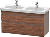 Duravit DuraStyle Waschtischunterbau 1150 mm, 2 Schubkästen, weiß matt – wandhängend