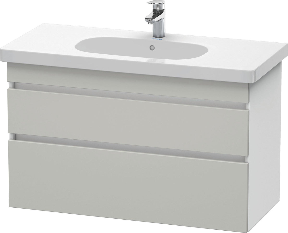 DURAVIT DuraStyle Waschtischunterbau 1000 mm wandhängend, 2 Schubkästen, weiß matt