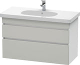 DURAVIT DuraStyle Waschtischunterbau 1000 mm wandhängend, 2 Schubkästen, weiß matt