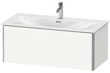Duravit Waschtischunterbau XSQUARE 1010 mm wandhängend für Viu 234410 in Taupe Matt