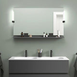 DURAVIT Sivida Spiegel 1250x650x36 mm mit LED, Dimmfunktion und Sensorschalter – Chrom/Weiß Matt