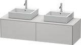 Duravit XSquare Waschtischunterbau 1600 mm wandhängend 2 Auszüge Sanitär-Ahorn seidig-matt