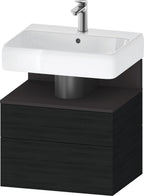 eiche schwarz / Nische graphit supermatt / Eiche
