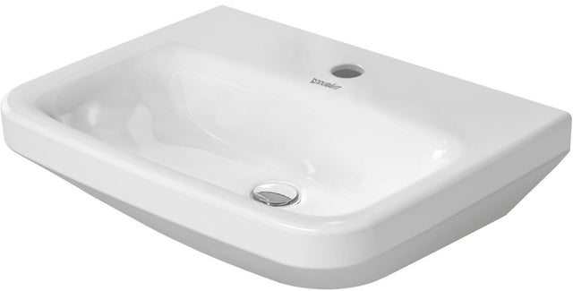 DURAVIT DuraStyle Handwaschbecken 450 mm weiß mit Hahnlochbank und WonderGliss