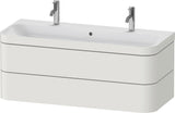 DURAVIT Happy D.2 c-bonded Waschtischset 1175 mm wandhängend mit 2 Schubkästen und Tip-on Technik