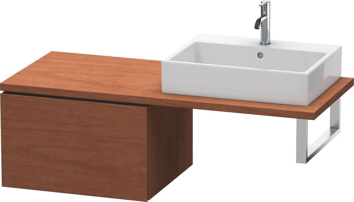 DURAVIT L-Cube Konsolenunterschrank 620 mm Amerikanischer Nussbaum mit 1 Auszug