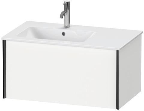 Duravit Waschtischunterbau XVIU 810 mm weiß matt mit Tip-On-Technik und Auszug