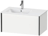 Duravit Waschtischunterbau XVIU 810 mm weiß matt mit Tip-On-Technik und Auszug