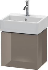 Duravit L-Cube Waschtischunterbau 434 mm weiß matt, 1 Tür links, wandhängend