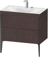DURAVIT XViu c-bonded Waschtischset 800 mm mit 2 Auszügen, bodenstehend, Soft-Close