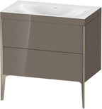 Mitteldichte Faserplatte (MDF) / 2Ausz.,o.Hl,champ.matt/flan.grey / flannel grey hochglanz