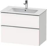 Duravit D-Neo Waschtischunterbau 810 mm betongrau matt mit Soft-Close-Auszug
