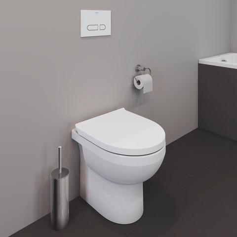 Duravit No.1 Stand-WC 480 mm spülrandlos mit HygieneGlaze, weiß