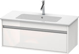 DURAVIT Ketho Waschtischunterbau 1000 mm betongrau matt mit 1 Auszug – ME by Starck Design