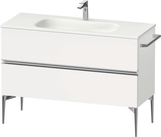 DURAVIT Sivida Waschtischunterbau 1210 mm Eiche mit 2 Schubkästen und Soft-Close