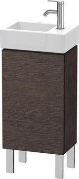 Duravit L-Cube Waschtischunterbau 582x364x241mm betongrau matt, Anschlag links, 1 Tür