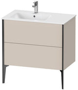 Duravit Waschtischunterbau XVIU 810x834x480mm 2 Auszüge Ahorn mitte Schürze s-matt
