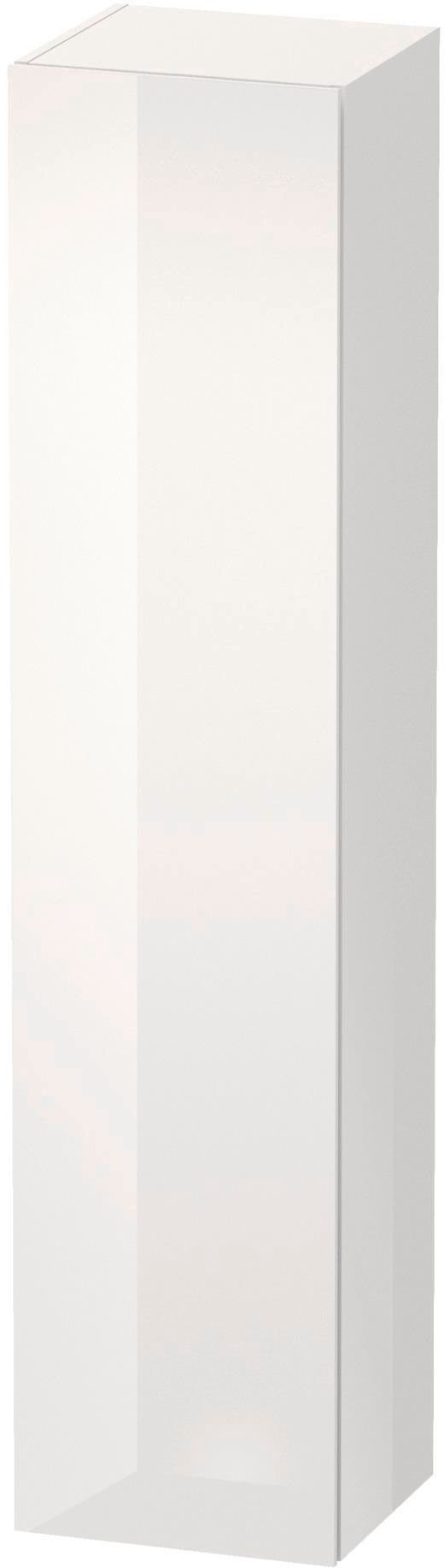 Duravit L-Cube Hochschrank 1760 mm, 1 Tür rechts, weiß hochglanz – wandhängend mit Soft-Close