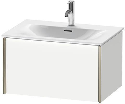 Duravit Waschtischunterbau XVIU 710 mm weiß matt – wandhängend mit Tip-On-Technik