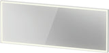 DURAVIT L-Cube Lichtspiegel 650x700mm mit Sensor, LED-Beleuchtung, Spiegelheizung & Kondensschutz, Weiß