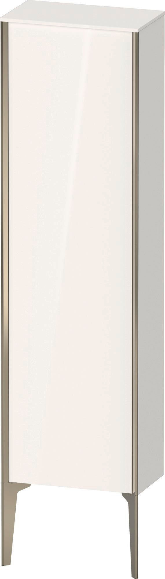 DURAVIT Halbhochschrank XViu 1330 mm Eiche Terra mit Tip-on Technik und Soft-Close
