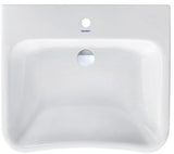 DURAVIT DuraStyle Vital Med Waschtisch 650 mm, weiß, 1 Hahnloch, ohne Überlauf, wandhängend