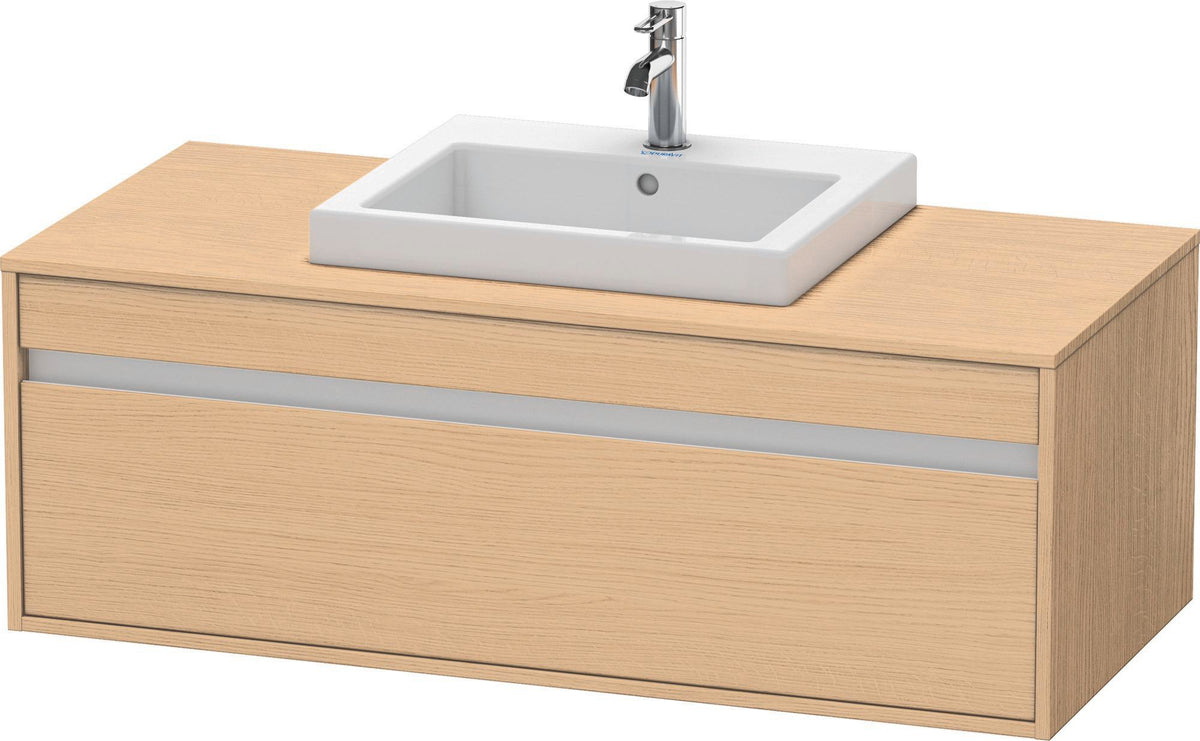 DURAVIT Ketho Waschtischunterbau wandhängend 1200 mm weiß matt mit 1 Auszug