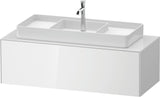 DURAVIT White Tulip Konsolen-Waschtischunterbau 1300 mm, wandhängend, weiß seidenmatt, 1 Auszug