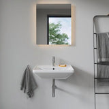Duravit D-Neo Waschtisch 550 mm weiß mit Überlauf und WonderGliss