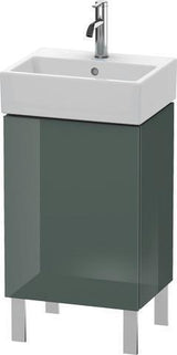 DURAVIT L-Cube Waschtischunterbau 593x434x341 mm, amerikanisch nussbaum, Anschlag links, für Vero Air