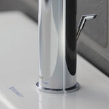 Duravit C.1 Einhebel-Waschtischmischer M mit Zugstange, Schwarz Matt