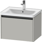 betongrau matt / 1 Auszug / Waschtischunterbau
