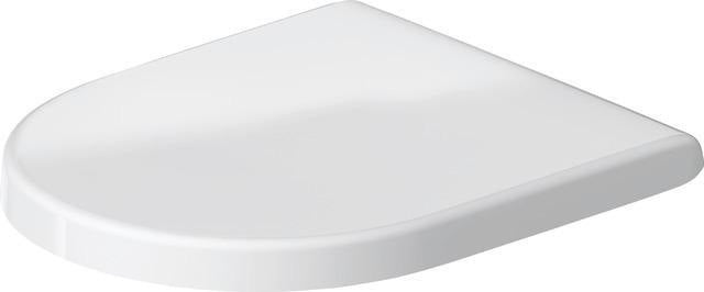 DURAVIT WC-Sitz Universal Duroplast weiß ohne Absenkautomatik mit Edelstahl-Scharnieren