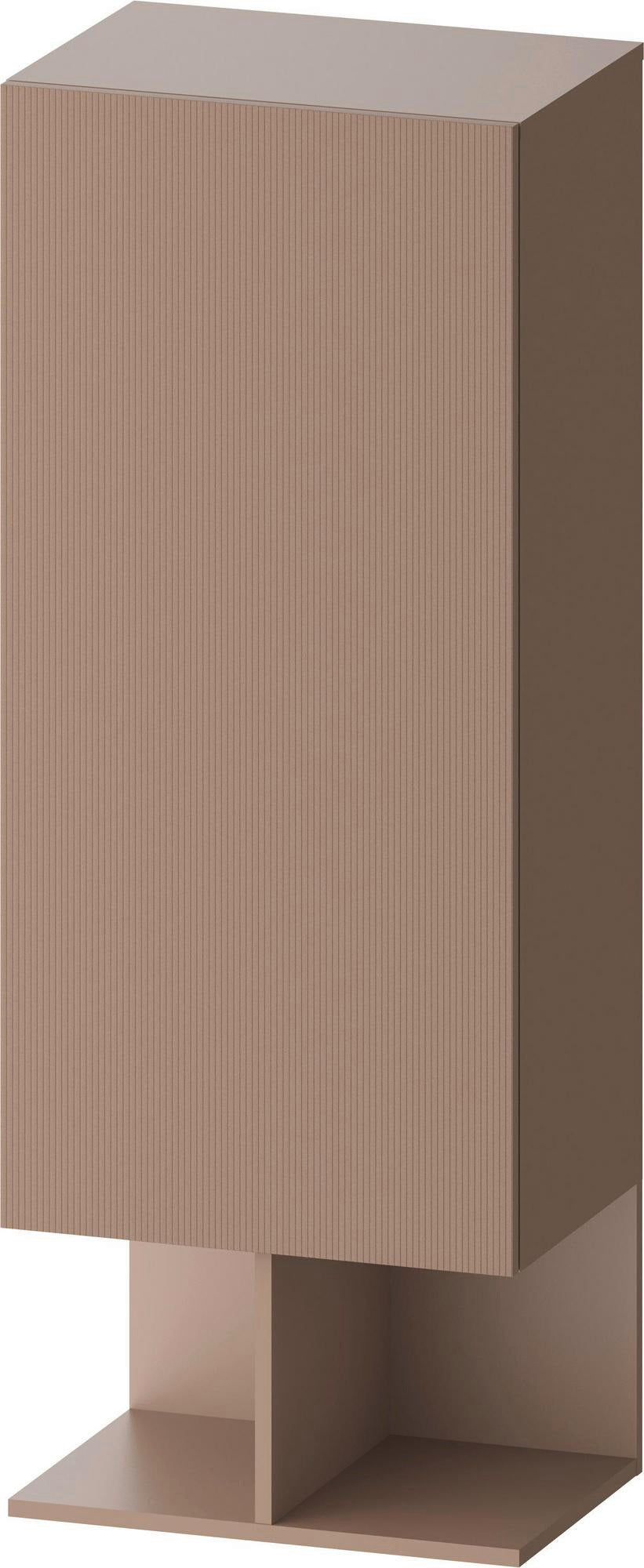DURAVIT Balcoon Halbhochschrank 1320 mm, 1 Tür, 2 offene Fächer, Elfenbein Struktur, wandhängend