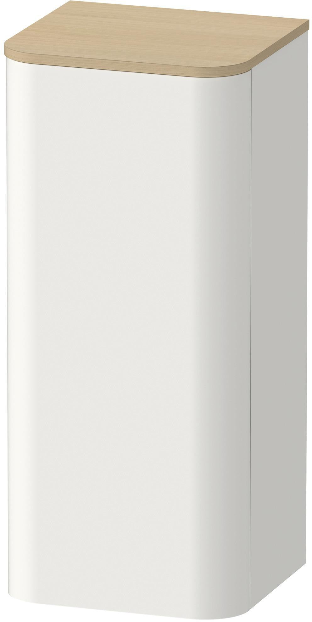 DURAVIT Happy D.2 Halbhochschrank 400 mm taupe supermatt mit Tip-on und Soft-Close