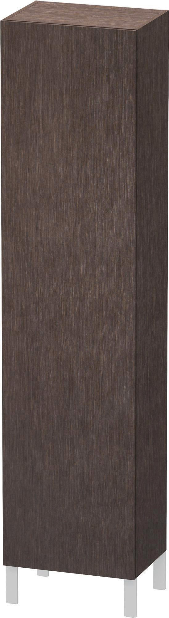 DURAVIT L-Cube Hochschrank mediterrane Eiche 500 mm, 1 Tür rechts, Soft-Close