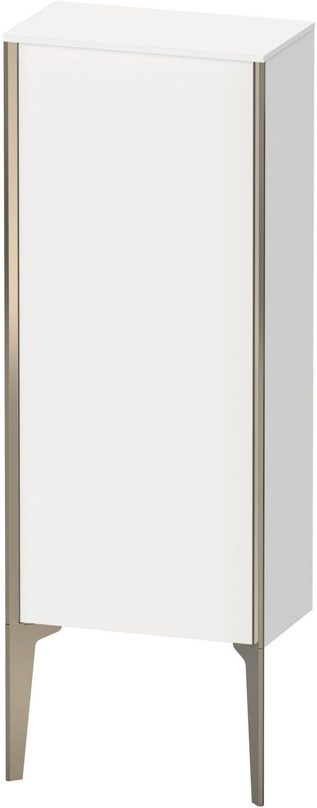 Duravit Halbhochschrank XViu 890x400x240 mm, 1 Tür, weiß matt, mit Tip-on Technik