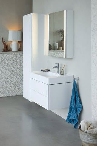 DURAVIT Soleil by Starck Möbelwaschtisch 600 mm Weiß mit Überlauf und 1 Hahnloch