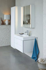 DURAVIT Soleil by Starck Möbelwaschtisch 600 mm Weiß mit Überlauf und 1 Hahnloch