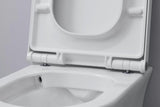 DURAVIT WC-Sitz White Tulip mit Absenkautomatik, Scharniere Edelstahl, weiß, 466x372x65 mm