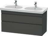 Duravit DuraStyle Waschtischunterbau 1150 mm, 2 Schubkästen, weiß matt – wandhängend