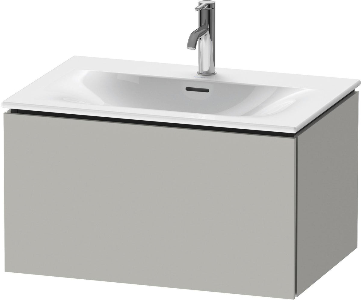 Duravit L-Cube Waschtischunterbau wandhängend 720 mm weiß matt mit 1 Auszug und Tip-On-Technik