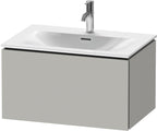 betongrau matt / Spanplatte / 1 Auszug