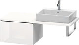 Duravit L-Cube Unterschrank 620 mm taupe supermatt mit 1 Auszug und Dämpfung