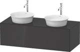 DURAVIT White Tulip Waschtischunterbau wandhängend 1300 mm weiß seidenmatt mit LED-Innenbeleuchtung