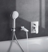 DURAVIT Manhattan Wanneneinlauf Ausladung 189 mm in Schwarz Matt – Messing, mit Rosette