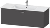 Duravit XBase Waschtischunterbau 600 mm wandhängend, 1 Auszug, weiß matt, mit Soft-Close