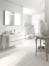 Duravit Hochschrank Ketho 360x500x1320mm, 1 Tür, Anschlag links, weiß matt – wandhängend mit Soft-Close